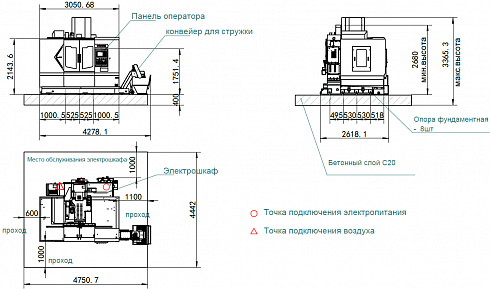 Вертикальный обрабатывающий центр с ЧПУ HITIC PL-1165 FANUC CC TS-27R