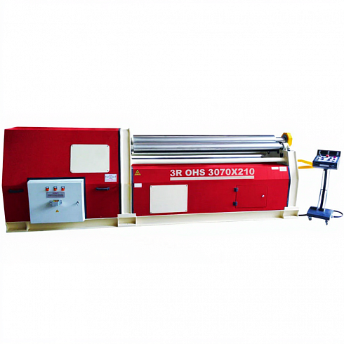Вальцы трёхвалковые гидравлические Ostas 3R-OHS. Рабочая длина 4100 мм
