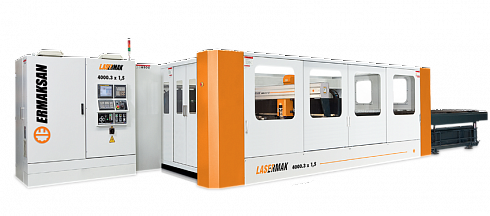 Комплекс лазерного раскроя с СО2 резонатором ERMAKSAN LASERMAK