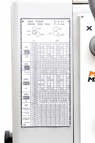 Промышленный токарный станок с УЦИ Metal Master Z46150 (460x1500 мм) DRO RFS Аналог 16К20