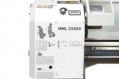 Токарный станок Metal Master MML 2550V